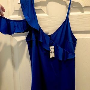Cobalt Blue Off Shoulder Top